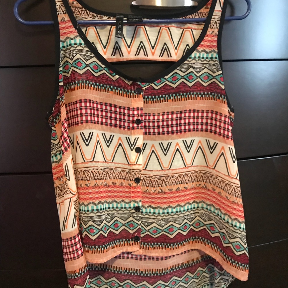 Patterned tank top